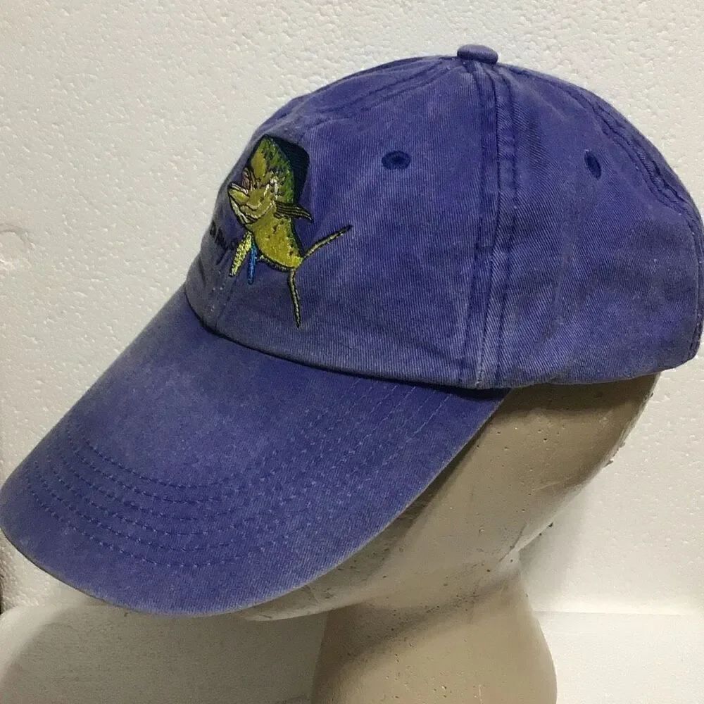 Vintage Don Fray mahi-mahi denim fishing cap
